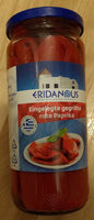 Eingelegte gegrillte rote Paprika