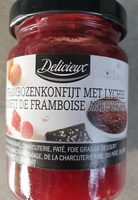 Confit de framboise avec lycher