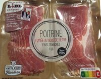 Poitrine fumée au bois de hêtre, fines tranches x16