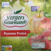 Dessert de fruits pomme fraise