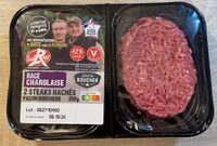 2 Steaks Hachés Race Charolaise Label Rouge