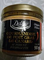 Gourmandise de foie gras de canard