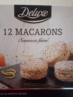 12 macarons saumon fumé