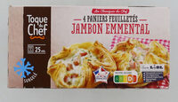Paniers feuilletés pur beurre jambon-fromage