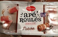 Apé roulés jambon fumé poivre