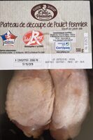 Plateau de découpe de poulet fermier