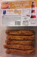 Petits poissons pané au fromage fondu