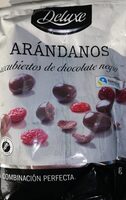 Arándanos recubiertos de chocolate negro
