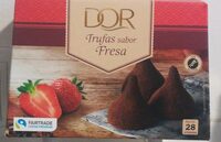 Trufas sabor fresa