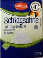 Schlagsahne ultrahocherhitzt