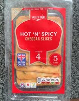 Hot n spicy cheddar slices