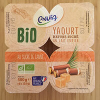 BIO Yaourt Nature Sucré au lait entier