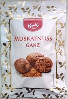 Muskatnuss ganz