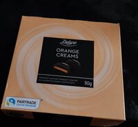 RTRADE ▼ COCOA Deluxe ORANGE FLAVOUR CREAMS ORANGE