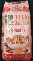 Granola de quinoa, goji y fruta