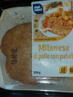 Milanese di pollo con patate