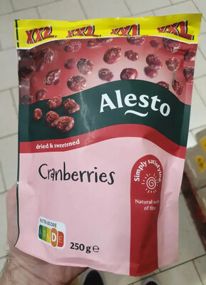 Dried & Sweetened Cranberries