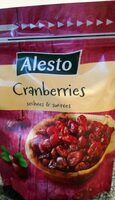 Cranberries séchées et sucrées