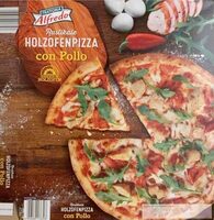 Rustikale Holzofenpizza con Pollo