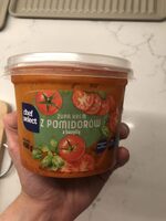 Zupa krem z pomidorów z bazylią