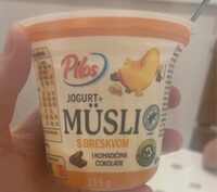 Yogurt + Muesli Peach with Chocolate