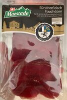 Viande séché des Grisons tranché finement