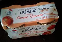 Crémeux sur lit de Pomme Cannelle