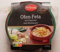 Ofen-Feta mit Peperoni und Knoblauch