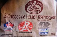 2 Cuisses de Poulet fermier jaune