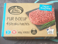 4 steaks hachés pur bœuf