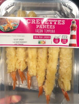 Crevettes panees facon tempura