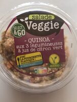 Quinoa aux 3 legumineuses et jus de citron vert