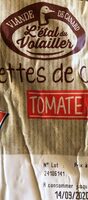 Aiguillettes de canard marinées tomate basilic, crues