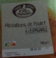 Medaillon de poulet à l’espagnol