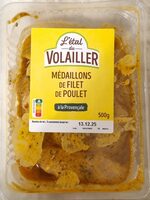 Médaillons de filets poulet à la provençale