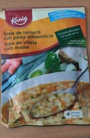 Sopa de ternera