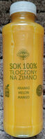 Sok 100% tłoczony na zimno Ananas Melon Mango