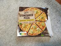 Four cheese pizza