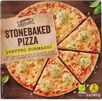 Quatro formaggi pizzas