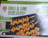 Chili And Lime Shrimp Skewers