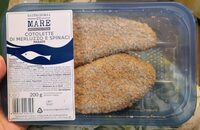 Cotolette di merluzzo e spinaci