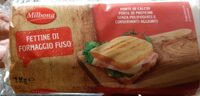 Fettine di formaggio fuso