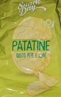 Patatine gusto pepe e lime
