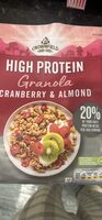 High Protein Granola Cranberry & Almond