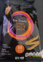 Pea snacks sweet chilli & lemon
