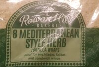 Mediterranean tortilla wraps