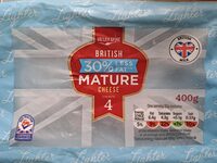 British 30% Less Fat Mature Cheese Strength 4