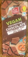 Vegan Couverture Chocolat with Prezel and sea salt