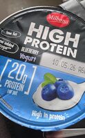 High Protein Blueberry milk product