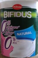 Yogur bifidus Natural 0 % azucar añadido / materia grasa